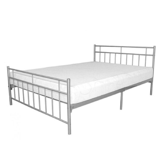 Sturdy Stainless Steel Single Bed Frame (3x6 ft) - Heavy Duty Metal Frame for Maximum Support (Mattress Not Included)
