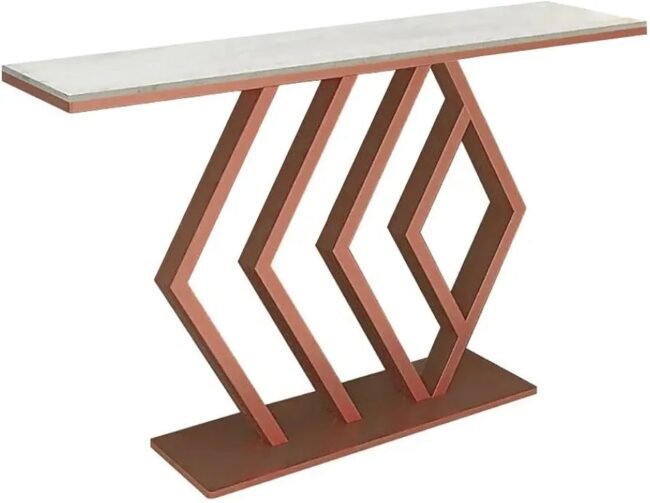 Geometric Elegance: The Olga Console Table Study in Modern Design - Image 4