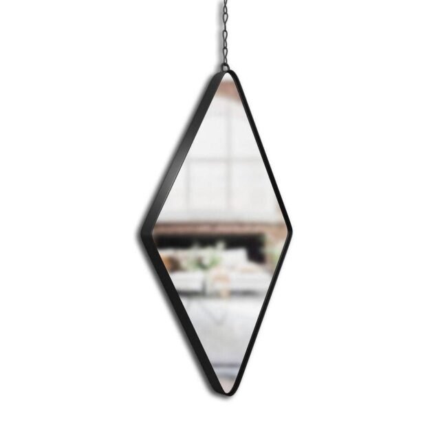 mordan Diamond Hanging Wall Mirrors, Set of 3 - Image 3