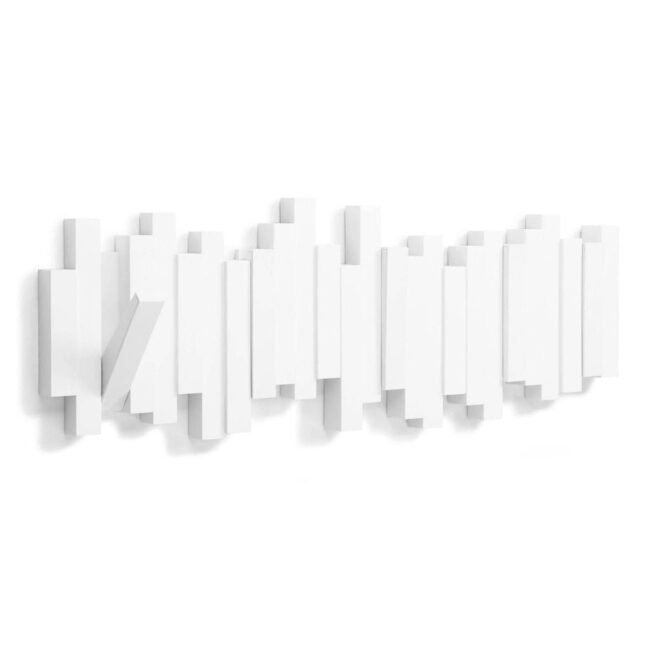 Modern Minimalist Sticks Multi Hook - White Wall Accent & Organizer - Image 4
